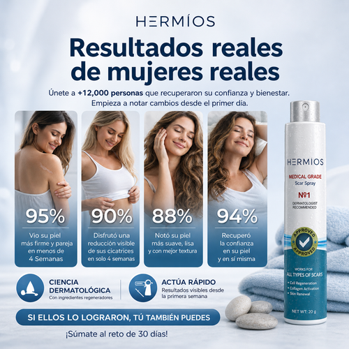 Hermios Spray para eliminar cicatrices
